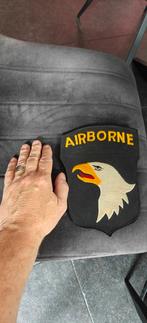 Grote patch 101st Airborne Division 24'5 bij 17 cm, Verzamelen, Ophalen of Verzenden, Landmacht, Amerika, Embleem of Badge