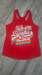 Rode Zumba Tanktop - Maat M, Maat 38/40 (M), Ophalen of Verzenden, Zo goed als nieuw, Rood