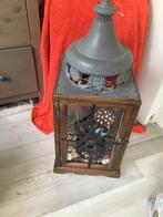 Windlicht. Lantaarn, Huis en Inrichting, Woonaccessoires | Kandelaars en Kaarsen, Ophalen, Gebruikt, Bruin, 75 cm of meer