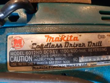 makita 9,6 volt met zaklamp beschikbaar voor biedingen