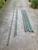 Hekwerk palen staal - diverse afmetingen - groen, Tuin en Terras, Ophalen, Zo goed als nieuw