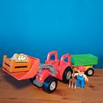 Duplo lego Traktor met boer en aanhanger, Ophalen of Verzenden, Zo goed als nieuw, Duplo