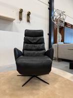 Nieuw KFF Arva E Lounge Relax Fauteuil elektrisch Zwart, Huis en Inrichting, Fauteuils, Nieuw, Leer, Ophalen of Verzenden, KFF