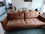 BePureHome Rodeo Classic 2,5 zits bank + hocker cognac 230, Ophalen, Tweepersoons, Zo goed als nieuw, Rechte bank