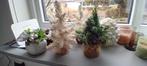 Mini kerstboompjes , kerststuk  samen 10eur, Ophalen of Verzenden, Zo goed als nieuw
