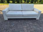Witte Leren Bank van Ewald Schillig design, Gebruikt, 125 cm of meer, Leer, Ophalen of Verzenden