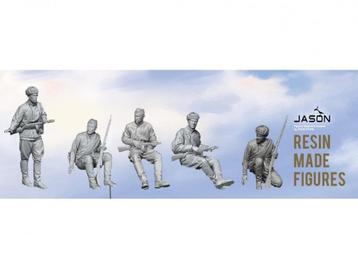 H-267,BORDER 1-35,NO,BT027,5 RUSSIAN Resin Figures, beschikbaar voor biedingen