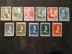 Alle zegels uit 1940 (zonder Konijnenburg en Goulloche), Postzegels en Munten, Ophalen, Gestempeld