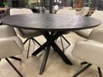 LEEGVERKOOP CHEFMEUBEL RONDE TAFEL FACET 279 EURO VOORRAAD !, Ophalen, Zwart, Nieuw, Modern