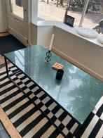 Groene Marmeren Salontafel, 50 tot 100 cm, 150 tot 200 cm, Ophalen of Verzenden, Zo goed als nieuw