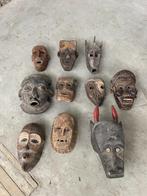 antieke afrikaanse tribale kunst maskers, Antiek en Kunst, Kunst | Beelden en Houtsnijwerken, Ophalen