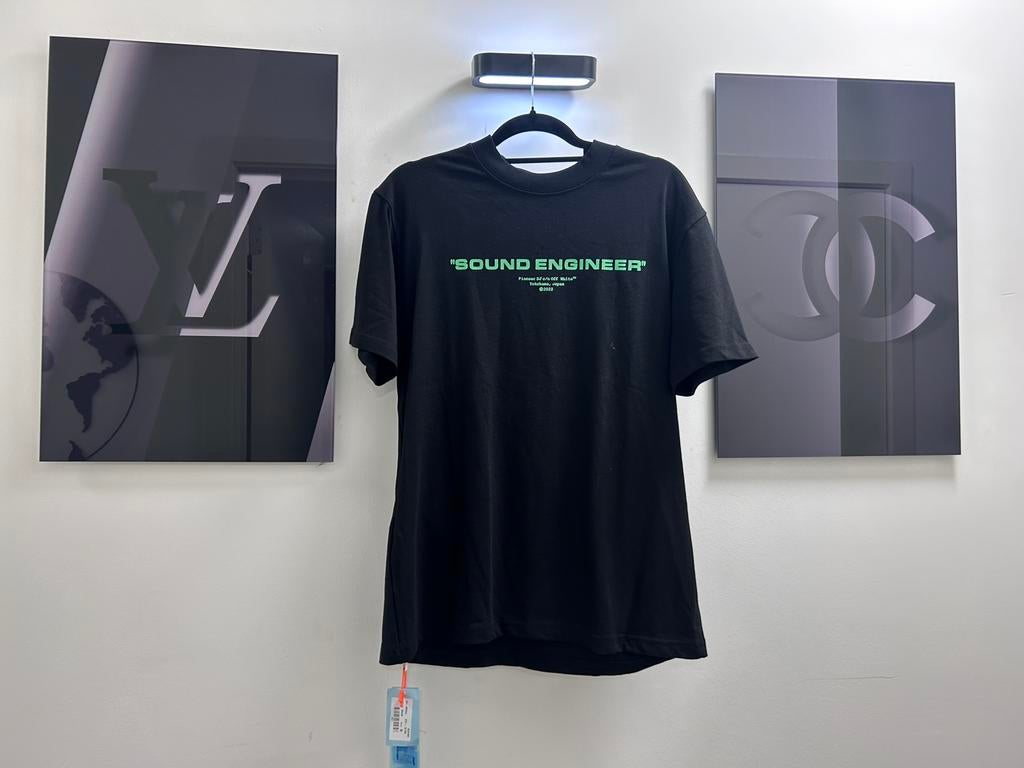 OFF WHITE T’SHIRT, Kleding | Heren, T-shirts, Ophalen of Verzenden, Zo goed als nieuw, Zwart