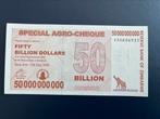 Zimbabwe 50 billion dollar 2008 UNC, Postzegels en Munten, Bankbiljetten | Afrika, Los biljet, Ophalen of Verzenden, Overige landen