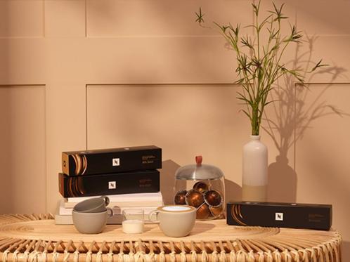 4 NIEUW Nespresso Barista Cappuccino thee kop minimalistisch, Huis en Inrichting, Keuken | Servies, Nieuw, Kop(pen) en/of Schotel(s)