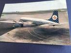 KAART DC 7 C van de KLM, Verzamelen, Luchtvaart en Vliegtuigspotten, Verzenden, Gebruikt, Kaart, Foto of Prent