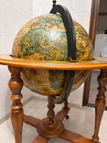 Antieke bar globe drank wereldbol barglobe globebar minibar beschikbaar voor biedingen