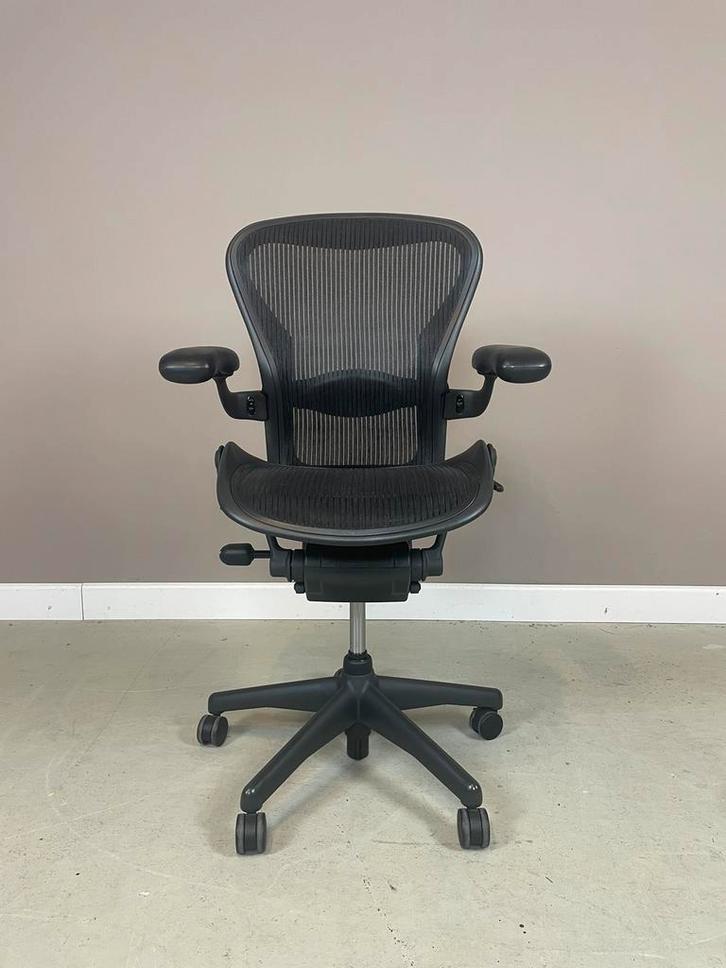 Herman Miller Aeron B Classic refurbished full option ZGAN, Huis en Inrichting, Bureaustoelen, Zo goed als nieuw, Bureaustoel