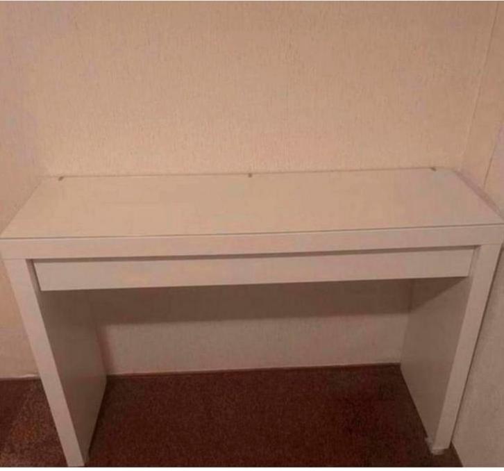 Ikea malm Kaptafel/toillettafel/sidetable!, Huis en Inrichting, Tafels | Kaptafels, Gebruikt, Minder dan 100 cm, 100 tot 150 cm