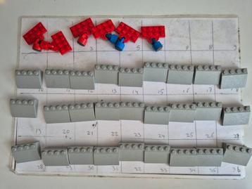 Lego trein vintage onderdelen dak magneet slope grijd beschikbaar voor biedingen