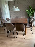 Vierkante Eethoek Tafel, Huis en Inrichting, Tafels | Eettafels, Gebruikt, 100 tot 150 cm, Vierkant, Ophalen of Verzenden