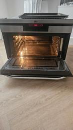 Luxe AEG 38cm hoog combi oven magnetron UNIEK KB9810EM, Zo goed als nieuw, Oven met grill, Inbouw, 45 tot 60 cm