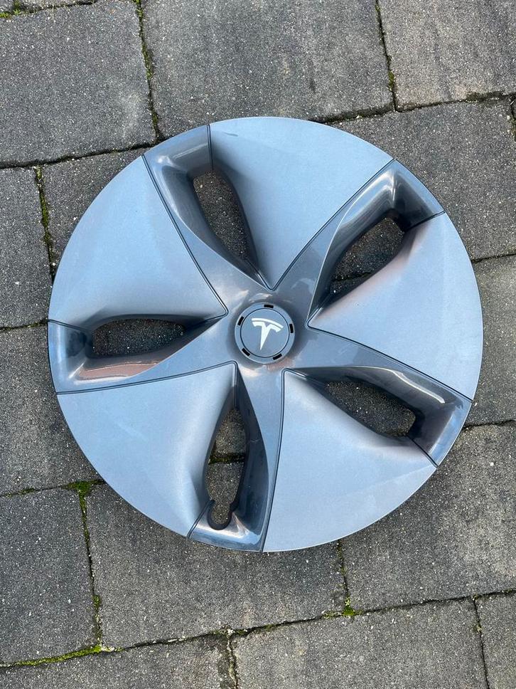 Tesla Model 3 wieldoppen, Auto diversen, Wieldoppen, Gebruikt, Ophalen