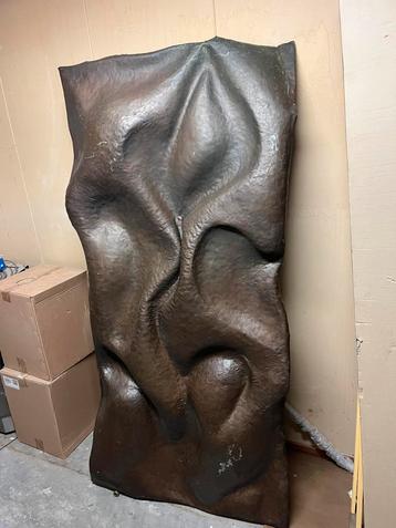 Mooi kunstwerk voor aan de wand van messing  beschikbaar voor biedingen