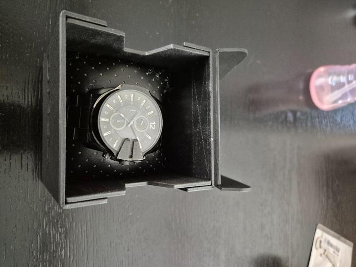 Diesel horloge, Sieraden, Tassen en Uiterlijk, Horloges | Heren, Zo goed als nieuw, Polshorloge, Overige merken, Staal, Staal