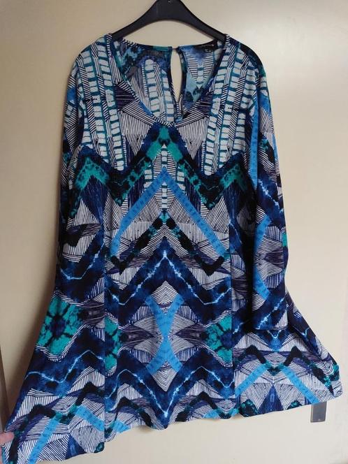 Tuniek / Jurk Coletta figuratieve strepen maat 1 ca 48 - 50, Kleding | Dames, Grote Maten, Zo goed als nieuw, Blouse of Tuniek