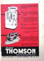 3 vintage reclames advertenties 58-62 strijkijzer wasmachine, Verzamelen, Merken en Reclamevoorwerpen, Ophalen of Verzenden, Gebruikt