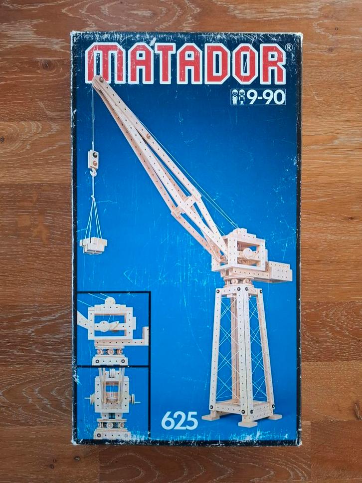 Matador 625 bouwset, hijskraan, Hobby en Vrije tijd, Modelbouw | Overige, Groter dan 1:32, Ophalen of Verzenden