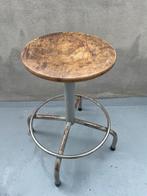 Industriële vintage draaikruk, Ophalen, Gebruikt, Hout