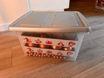 Kerstversiering Koper/Roze Compleet in Sunware Doos beschikbaar voor biedingen