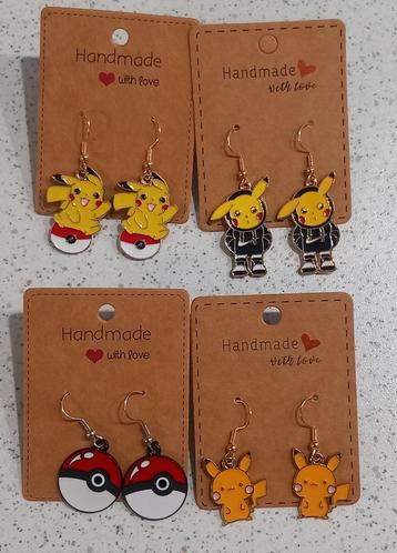Oorbellen pikachu pokemon "nieuw" (Verschillende hangers)   beschikbaar voor biedingen