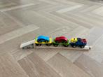 Houten trein met autootjes, Ophalen of Verzenden, Gebruikt, Jongen of Meisje