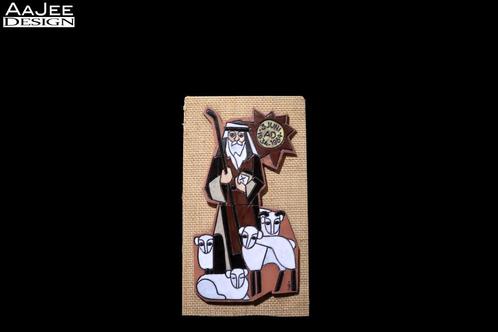 Sjaak Berben – Keramisch tegeltableau – 3 juni 1934 – 1984, Antiek en Kunst, Antiek | Wandborden en Tegels, Ophalen of Verzenden