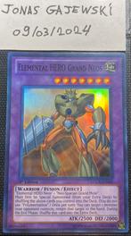 Elemental Hero Grand Neos (1st Ed. - Super - LCGX-EN060), Ophalen of Verzenden, Zo goed als nieuw, Losse kaart, Foil