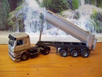 Tekno - Scania 113 M -  met 3 assige Meiller Kipper -     5 beschikbaar voor biedingen