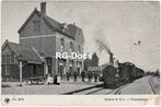 Ansichtkaart - Briefkaart Trein Station Gramsbergen 1910, Verzamelen, Ophalen of Verzenden, Voor 1920, Gelopen, Overijssel
