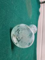 -	Vaas, doorzichtig met lichtblauwe stippen, Ophalen of Verzenden, 'T Olde Gre-j, Info@toldegrej.nl, Endepoelstraat 20f Didam