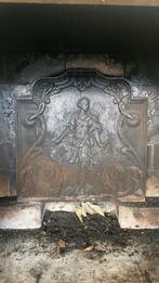 Haardplaat gietijzer antiek, Ophalen, Gebruikt, Vrijstaande haard, Overige soorten