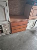 Mooie houten kast   3 lades, Ophalen, Zo goed als nieuw