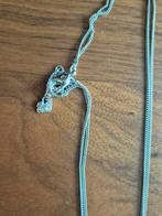 Swarovski ketting met grote steen, Sieraden, Tassen en Uiterlijk, Kettingen, Ophalen of Verzenden, Zo goed als nieuw, Zilver