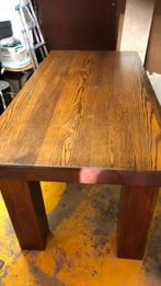 Massieve eiken tafel, Huis en Inrichting, Tafels | Eettafels, Zo goed als nieuw, Vijf personen of meer, 150 tot 200 cm, Rechthoekig