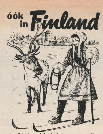 Retro reclame 1960 De Kuyper borrel ook in Finland beschikbaar voor biedingen