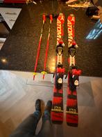 Atomic Ski's 120cm met Stokken, Gebruikt, 100 tot 140 cm, Ophalen of Verzenden, Carve