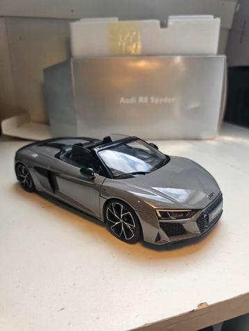 Audi R8 Spyder Nardo grey kengfai 1:18 schaalmodel  beschikbaar voor biedingen