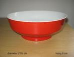 schaal, saladeschaal, Bareuther Waldsassen Bavaria, rood, Ophalen of Verzenden, Effen, Porselein, Schaal of Schalen