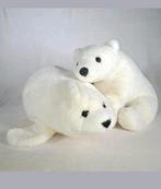 Witte knuffel, ijsbeer en zeehond, Overige typen, Ophalen of Verzenden, Zo goed als nieuw