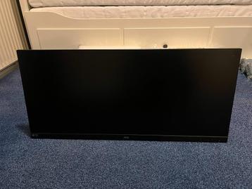 AOC Q34E2A  34 inch Ultrawide IPS Monitor + muurarm beschikbaar voor biedingen